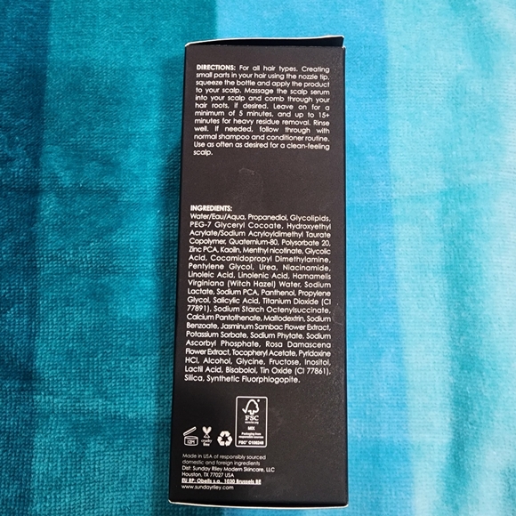 NIB sunday riley clean rinse Clarifying Scalp Serum - Picture 9 of 12